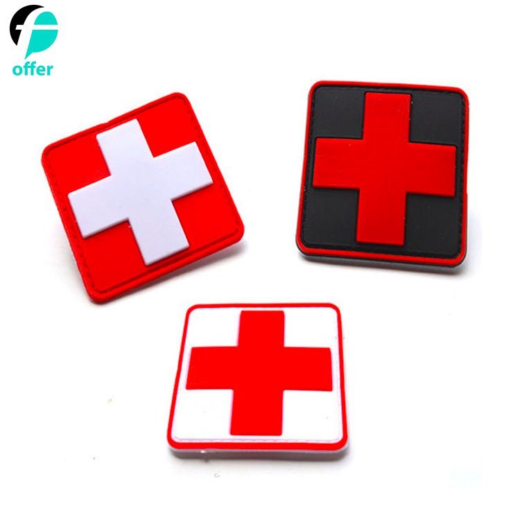Rescue Medical Cross Soft PVC Rubber Patch