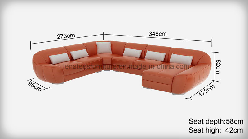 G8022 Fancy Design Comfortable Modern Leather Sofa