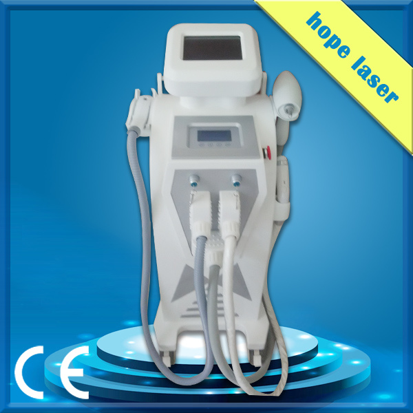 Factory Supply 1500W 3in1 Opt/Shr Laser Hair Removal Machine/ND YAG Laser Tattoo Removal