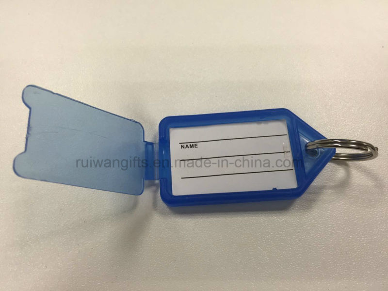 Wholesale Plastic Key Tags, Plastic Keyrings, Key Tag with Blank ID Card