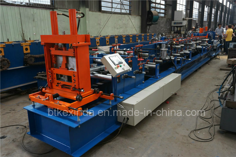 Kxd Automatic Pre-Cutting C Purlin Steel Profile Roll Forming Machine