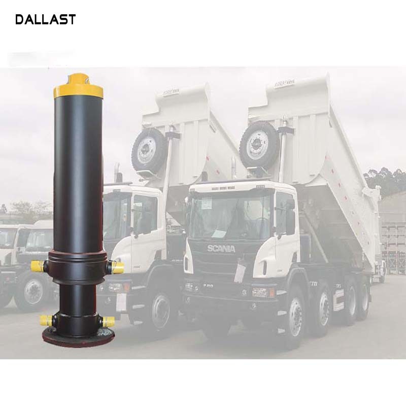 Telescoping Single Acting Dump Truck Hydraulic RAM Cylinder