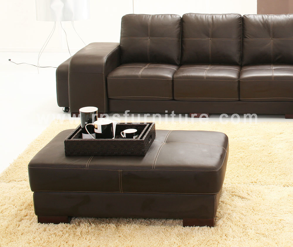 6047 Big Size Modern Home Leather Sofa