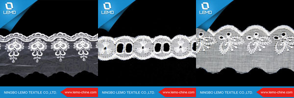 High Quality Embroidery Polyester Cotton Tc Lace Trim