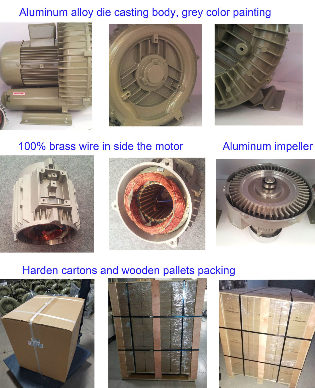 Vacuum Pump for Plastic Auxiliary Machine, Side Channel Blower for Vacuum Machine