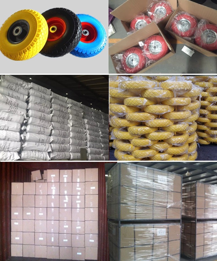 Solid Rubber Tyre PU Foam Wheel for Hand Truck