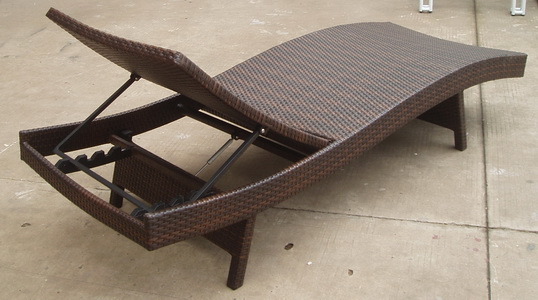 PE Rattan Wicker Outdoor Day Bed Leisure Furniture
