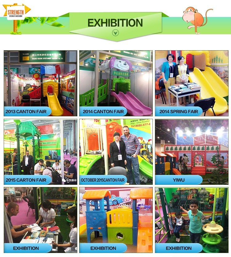 2018 New Design Large Plastic Kids Outdoor Combined Slide