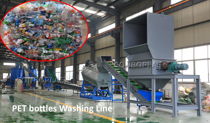 Plastic Waste Pet Bottle HDPE Film PP Woven Bag Washing Granulating Recycling Machine