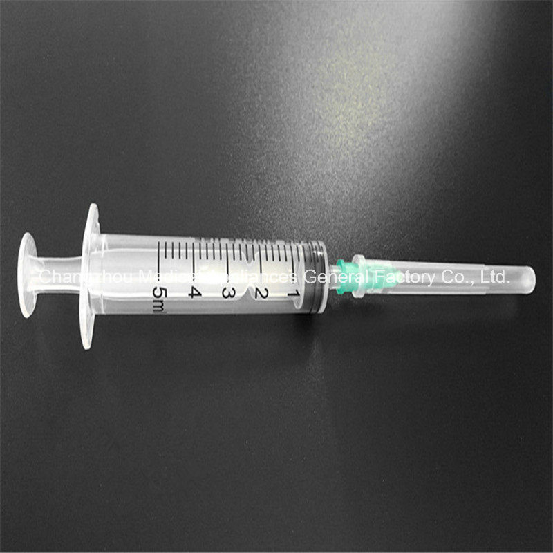 Disposable Three Parts Luer Slip Syringes with Needles