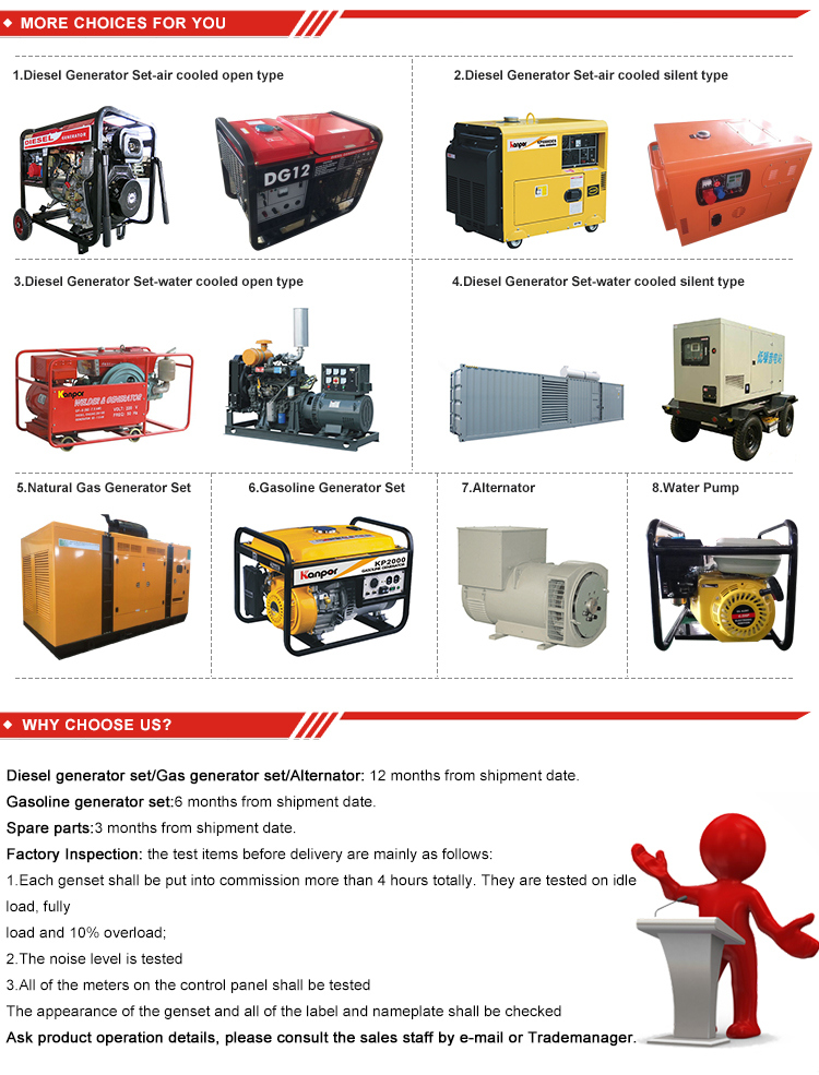 200kVA 160kw OEM Factory Cummins Power Electric Diesel Silent Generator