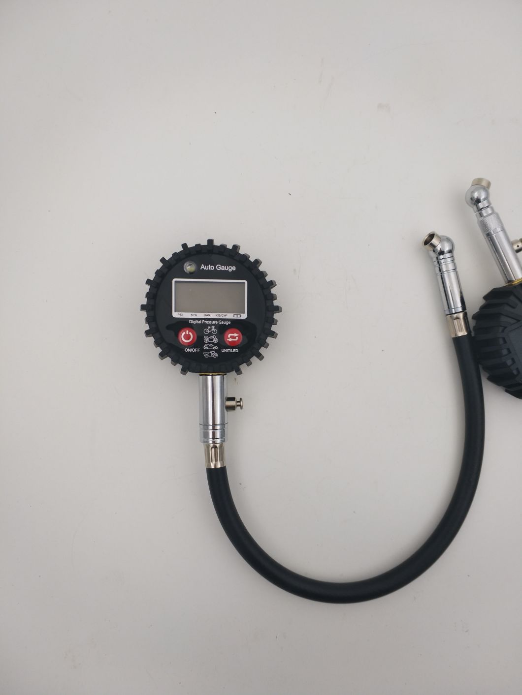 LED Light Digital Tire Pressure Gauge with Hose