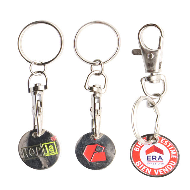 Rotatable Couple Keychain Love Metal Football Keychain Custom