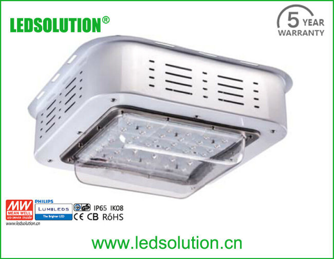 100W Ceiling Mounted LED Gas Station Light for Warehouse/Workshop/Parking Lot