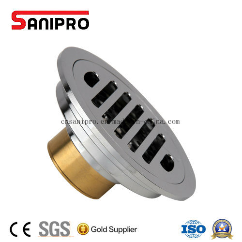 Sanipro Drainer Round Shower Floor Drain with Removable Strainer
