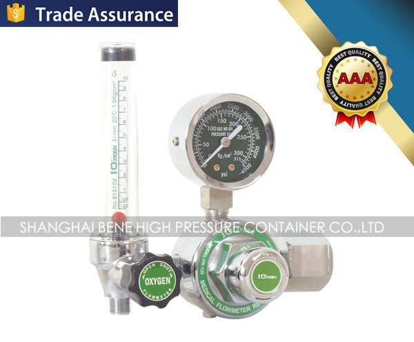 Medical Oxygen Cylinder and Aluminum Cylinder Autoclavable Flowmeter with Regulator