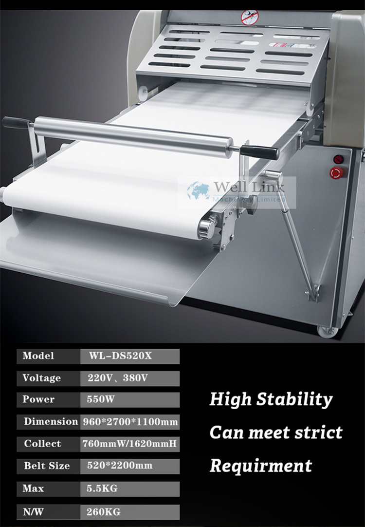 Bakery Equipment Croissant Machine/Dough Pressing Machine/European Dough Sheeter