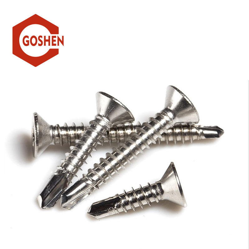 Stainless Steel Cross Recess Csk Head Self Drilling Screw