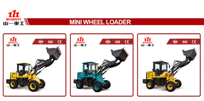 1.6ton Automatic Mini Wheel Loader with Disc Brake