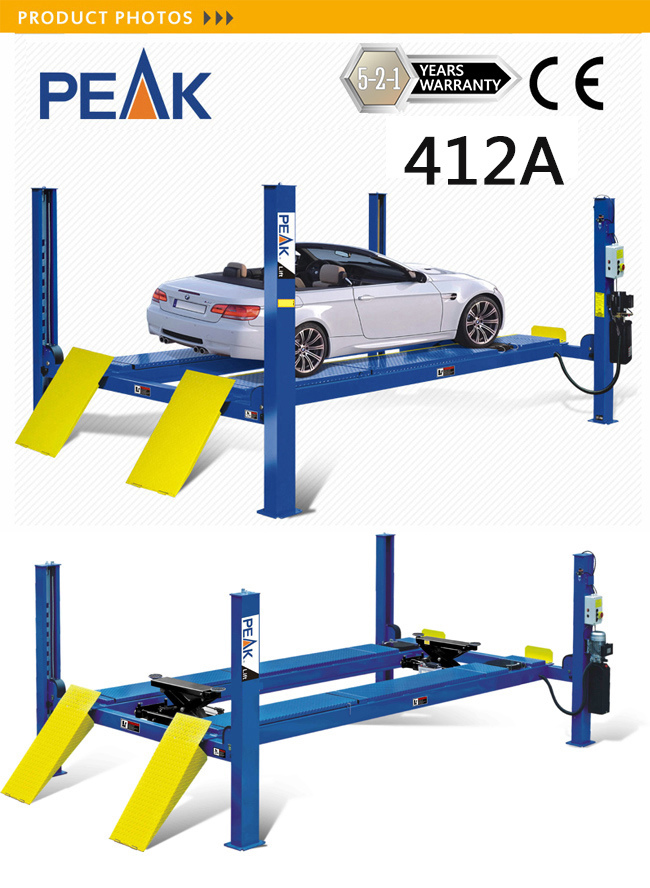 Four Pillars Design Garage Equipment with Alignment Function (412A)
