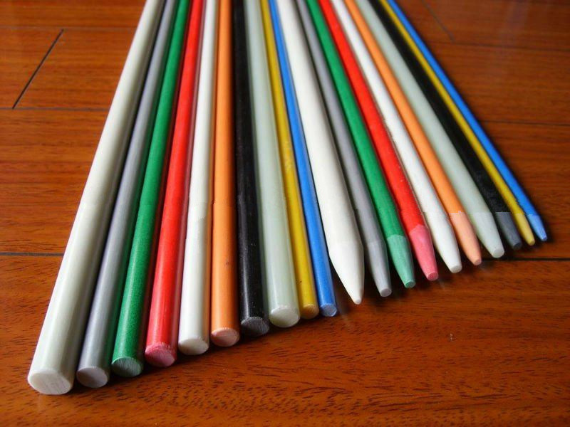 FRP Rod Fiber Glass Rod for Sulicone Rubber Insulator