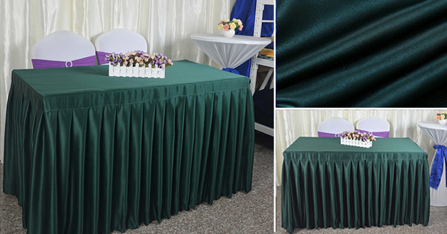 100% Plyester Fabric Meeting Hotel Wedding Table Cloth