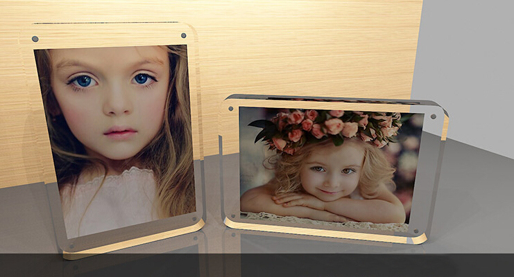 Desktop Acrylic Crystal Photo Frame