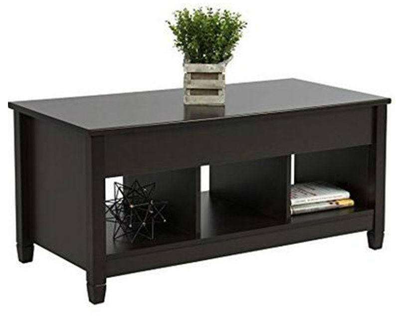 Wooden Lift Coffee Table with Storage End /Side Table Modern