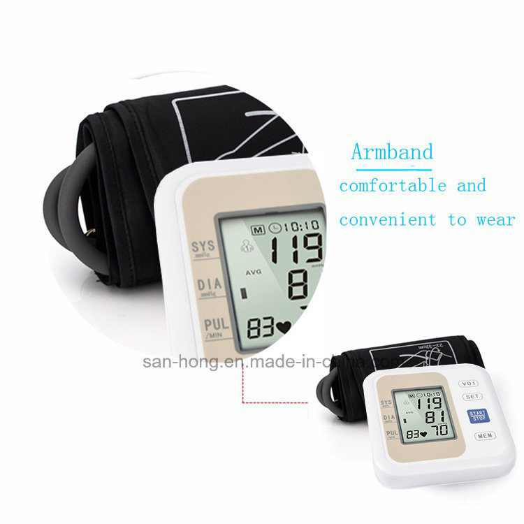 LCD Display Digital Wireless Arm Blood Pressure Detector