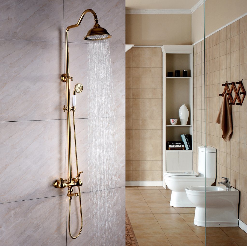 Timelss Life-Style Antique Brass Multifunction Zf-L39 Rain Shower Set