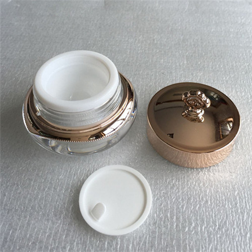 Acrylic Cosmetic Jar Plastic Bottle