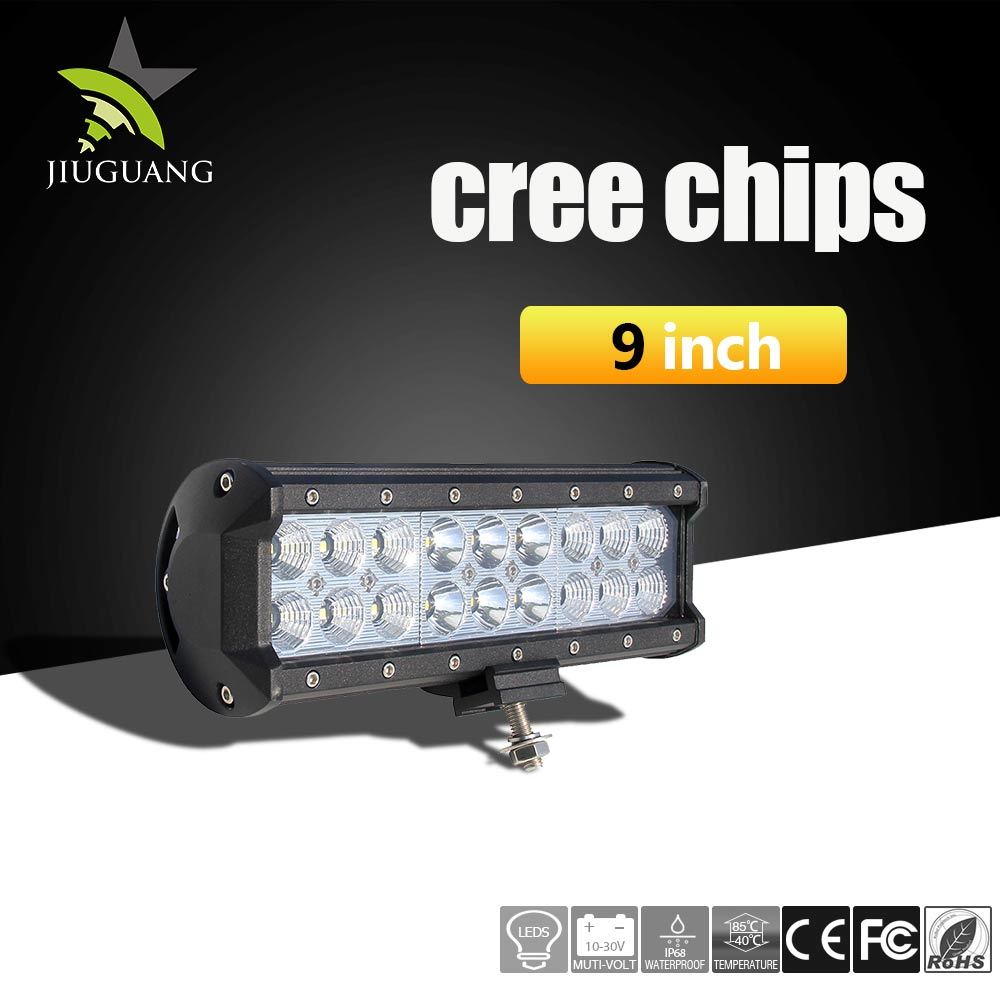 Wholesale Factory Direct Selling 2 Rows 54W Portable Worklamp Cheap 9inch LED Offroad Light Bar