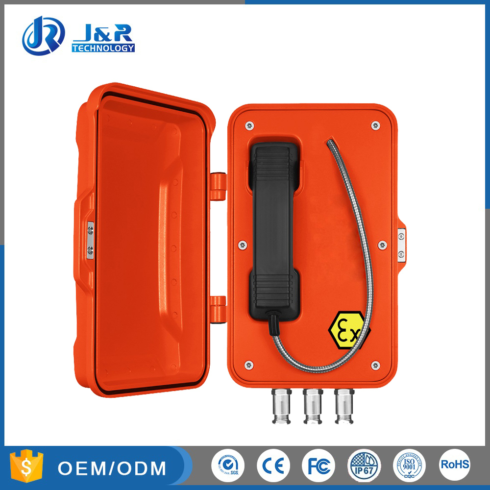 Industrial Explosion Proof Ringdown Analog Telephone, Anti-Explosion Hotline Telephone for Industry