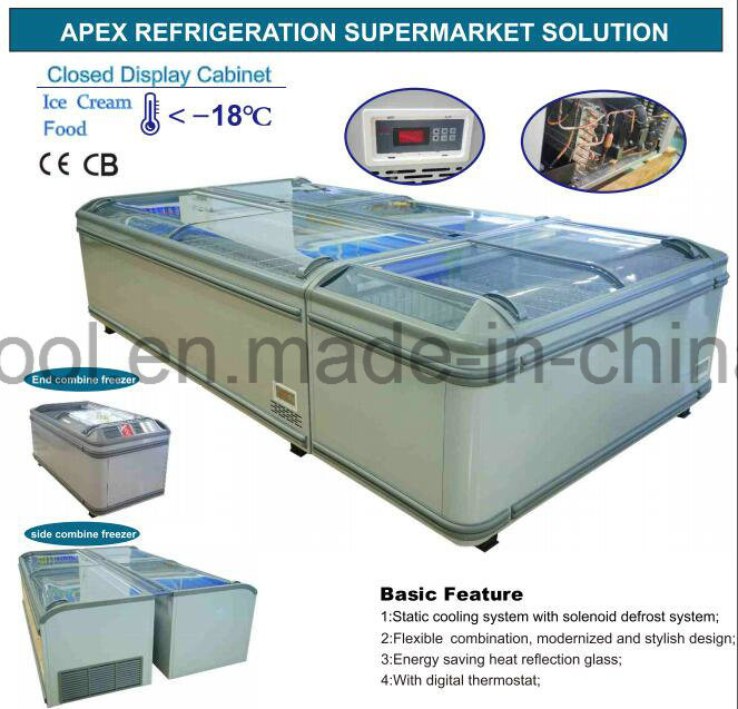 Island Freezer 1200L Supermarket Showcase Equipment