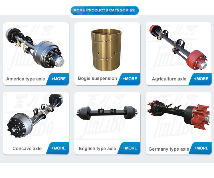 Semi Trailer Axle - 6holes Axle Sales to UAE