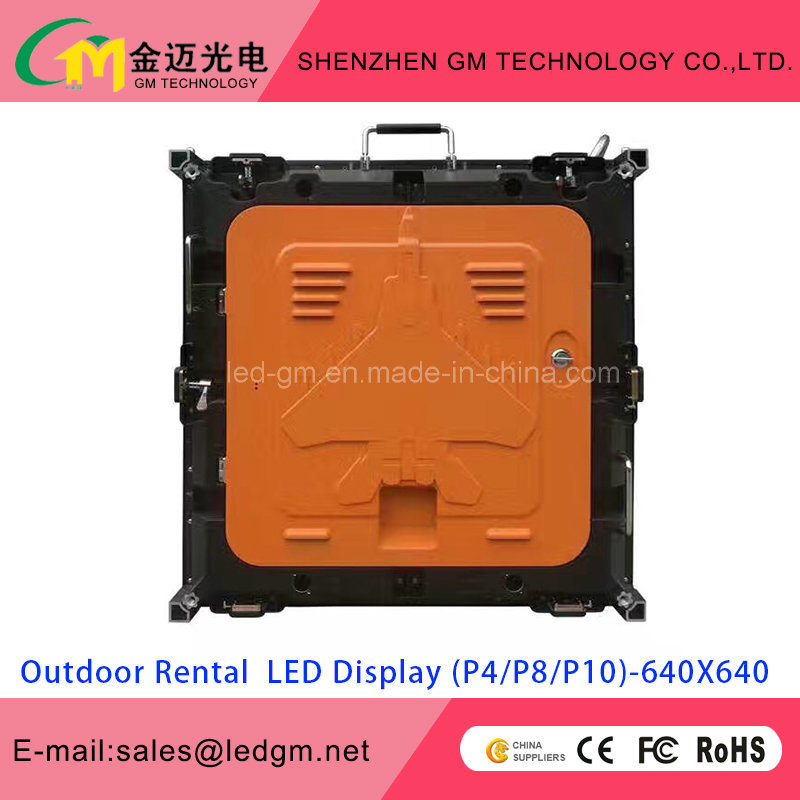 Die-Casting P8 Outdoor Full Color Rental LED Display/Board for Stage