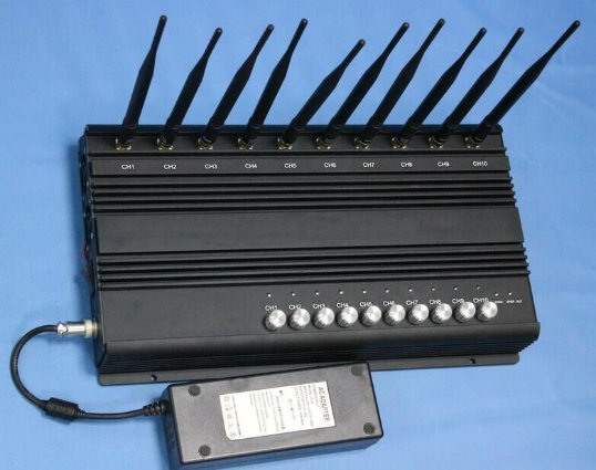 10bands CDMA/GSM/PCS/3G/4G RF Wireless Signal Jammer