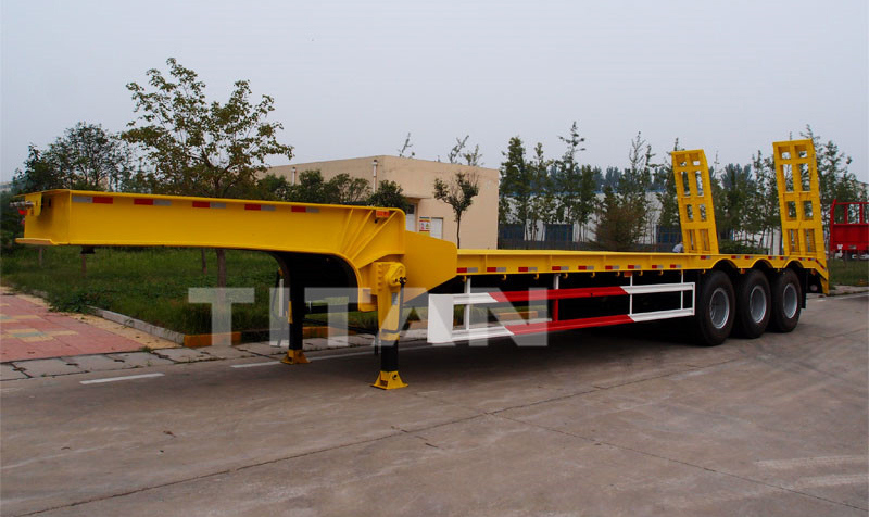 Titan 80 Tons Lowbed Trailer to Carry Construction Equipment