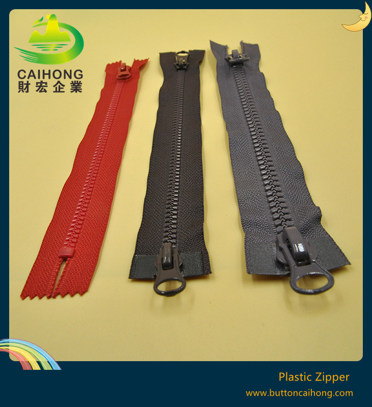 High Quality 8# Resin Zipper with Special Teeth Type for Clothing, Luggage