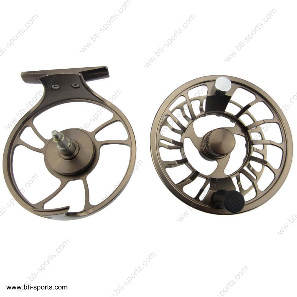 Customized Reel Service Hot Sale CNC Machine Cut Large Arbor Trout Freshwater Fly Reel 02A-CNC-IV-Ne