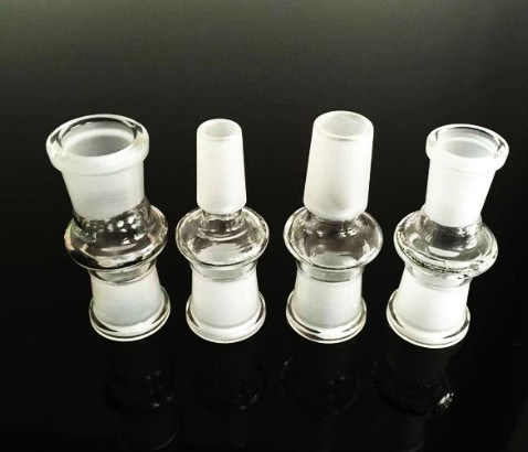 Glass Adapter Female18.8mm to Male 14.4mm Accessorries Glass Smoking Glass Water Pipe Ground Joints