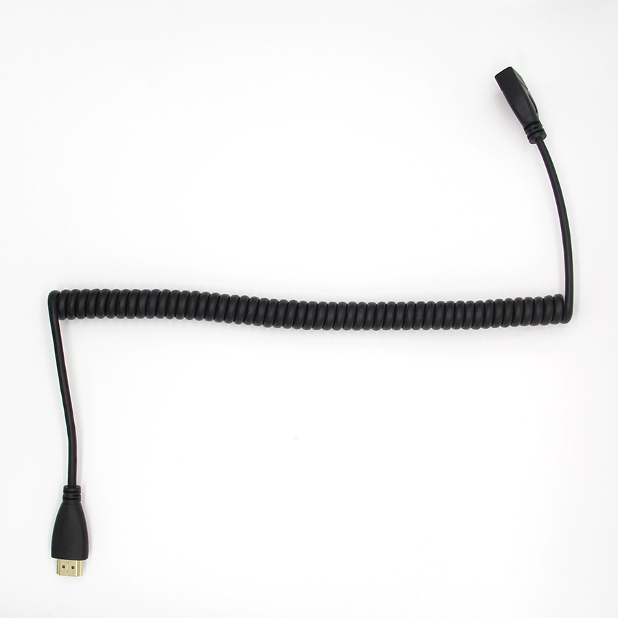 High Speed HDMI to HDMI Spring 4K HDMI Cable 1.4V