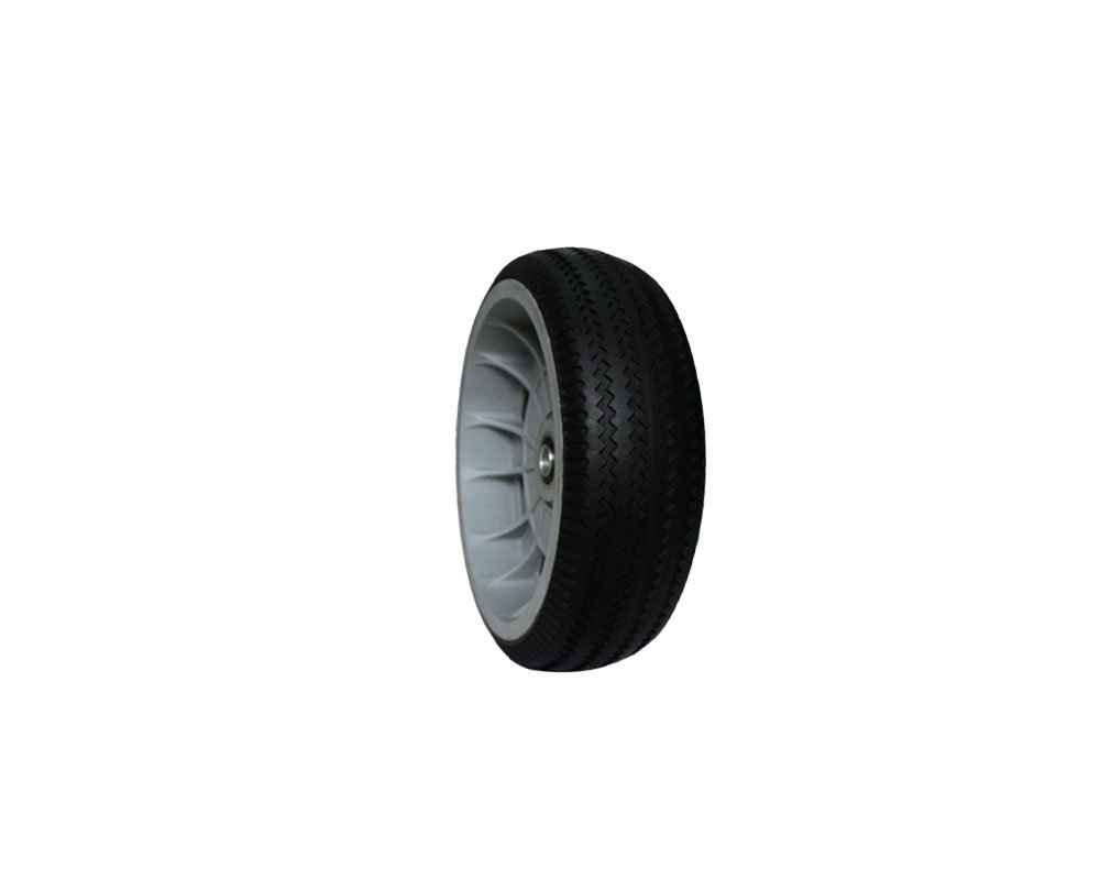 Wear-Resisting Black Sawtooth PU Handtruck Wheel
