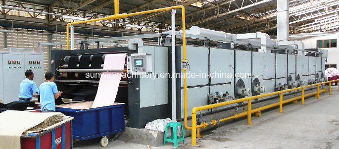 Lengthed Chamber Hot Textile Dryer Machine