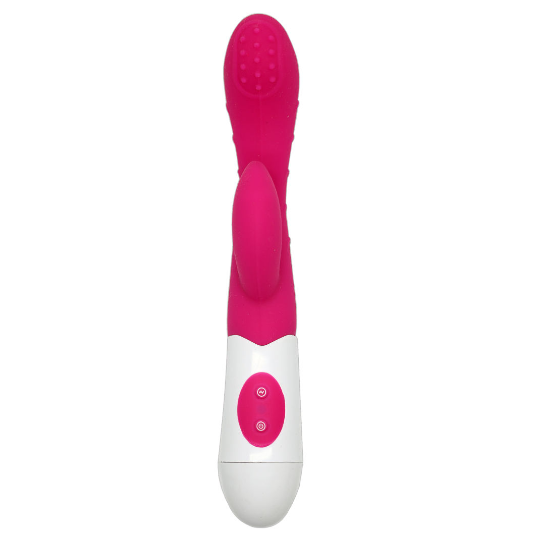 Silicone Powerful Vibrating Massager Adult Rabbit Vibrator Sex Toys for Women