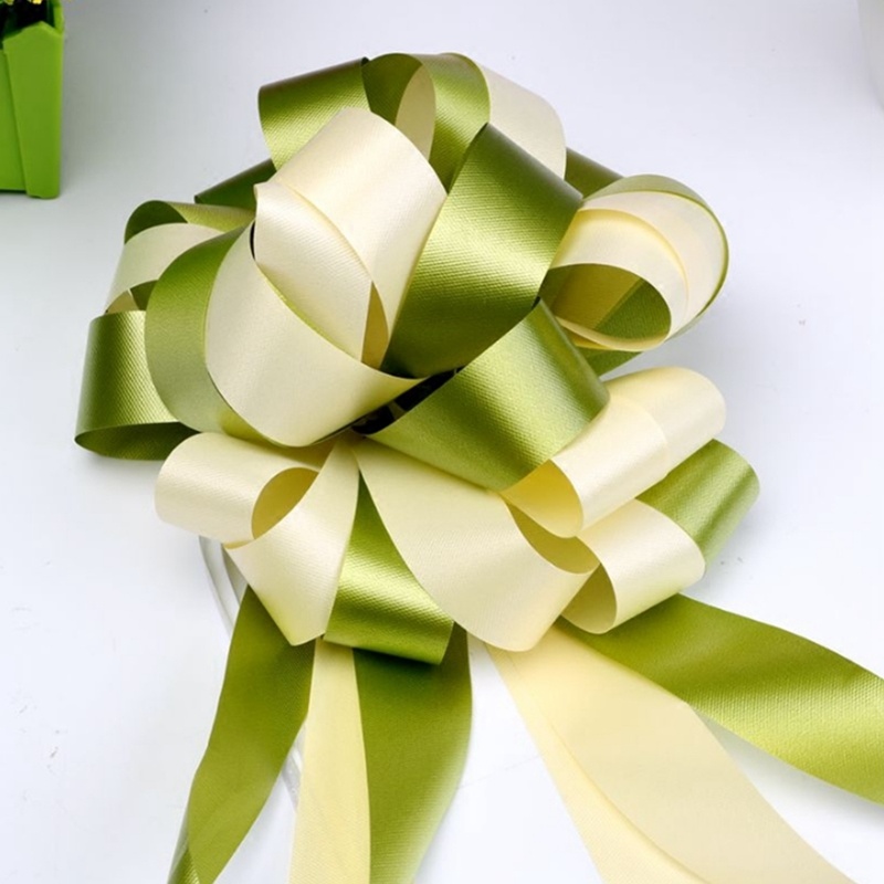 Polyester Ribbons, Pull Bows for Wedding Decoration