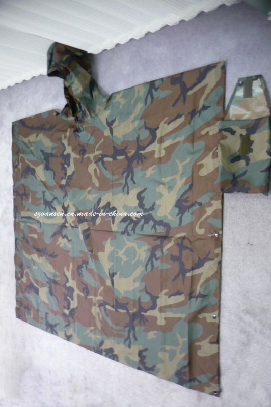 Army Camouflage Waterproof Breathable Rainwear