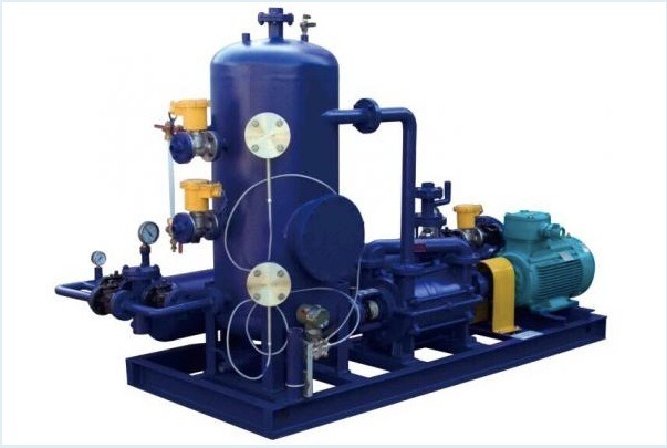 Liquid Ring Vacuum Pump Pumping Air From Industry Process