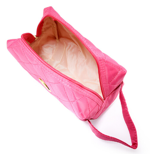 2018 Wholesale Waterproof PU Leather Cosmetic Bag-Pink