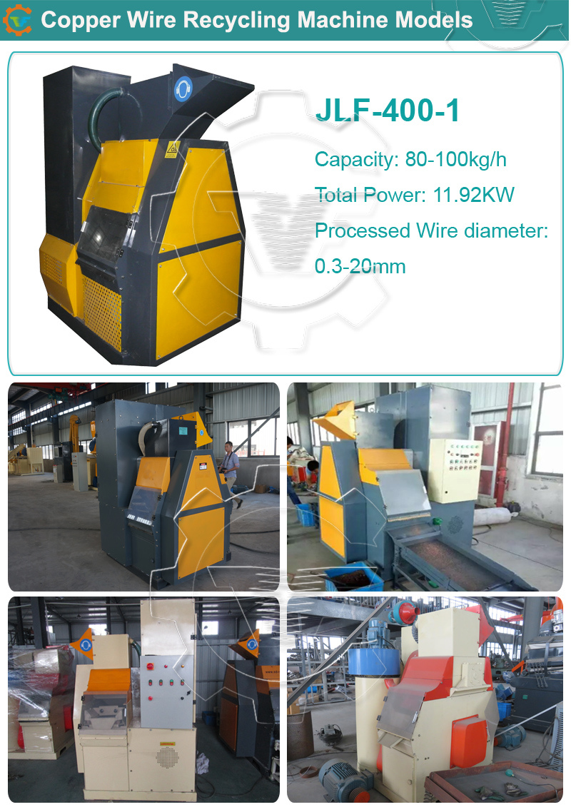 Electric Automatic Scrap Copper Cable Recycling Machine for Sale